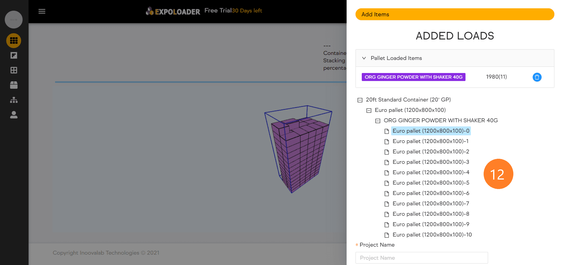 Expoloader setting up loading space - 5