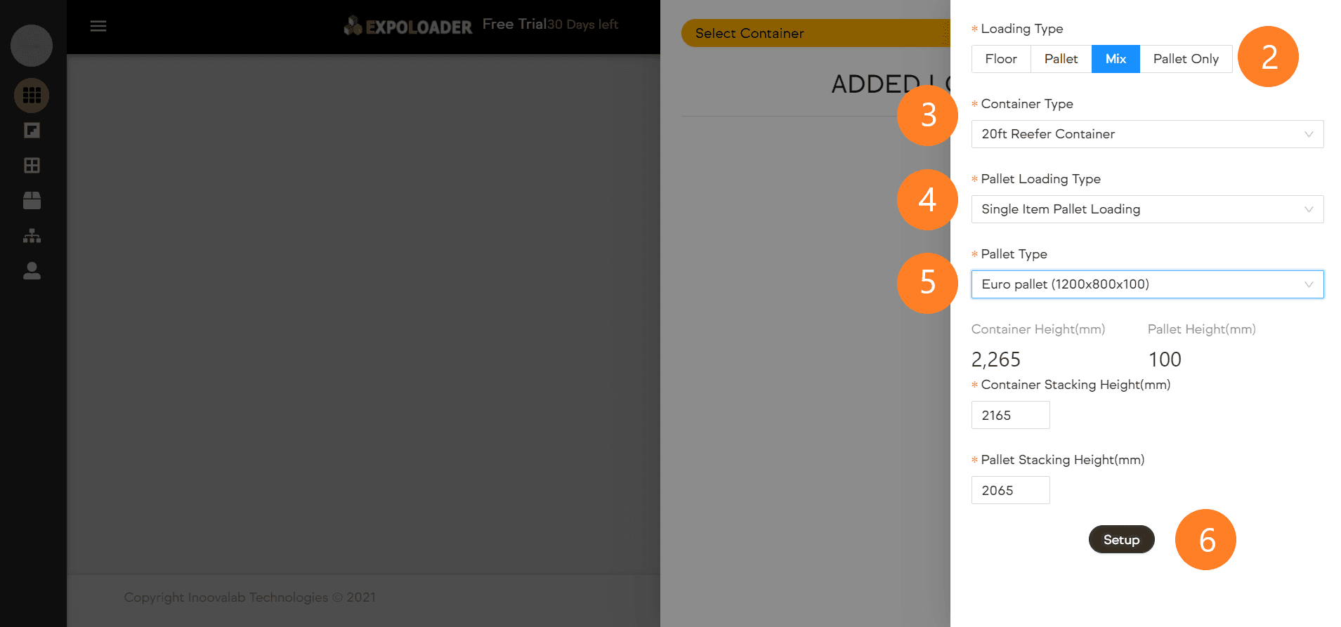 Expoloader setting up loading space - 2